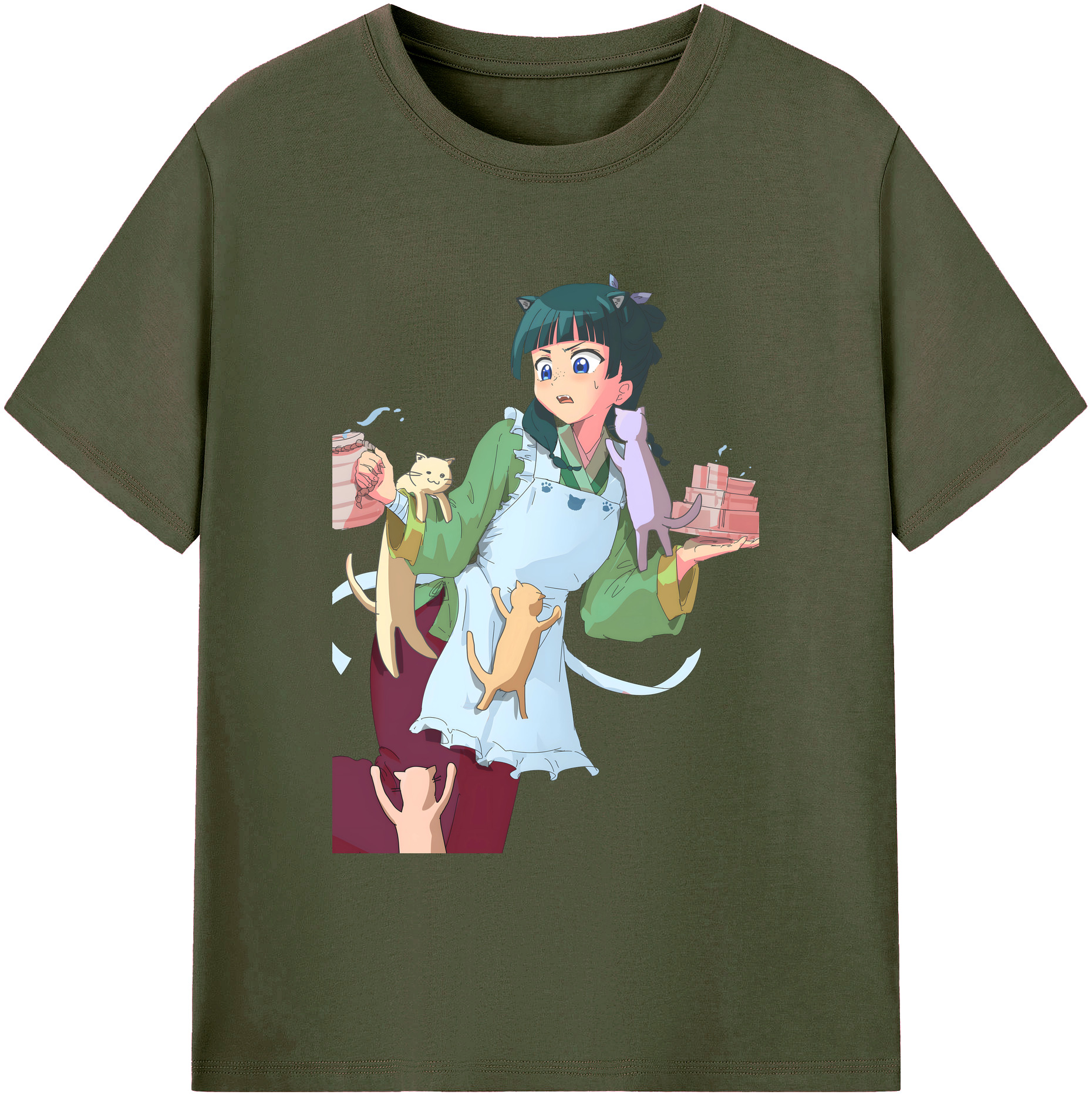 （画像用） 薬屋のひとりごと The Apothecary Diaries 綿100％ メンズ半袖Tシャツ｜肌触りやわらか＆通気性